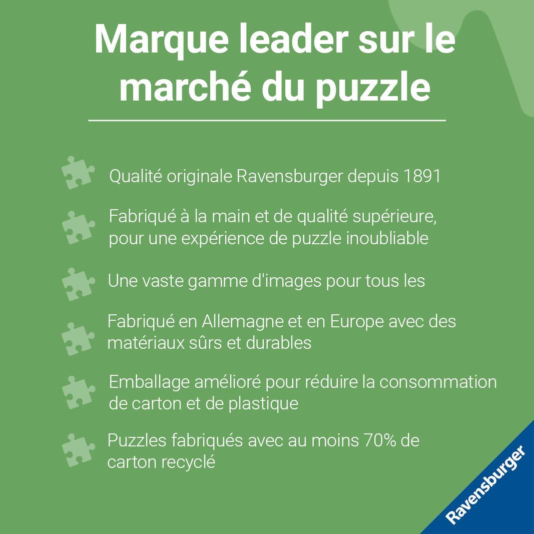 Ravensburger Erwachsenenpuzzle 736 Teile - Krypt Black