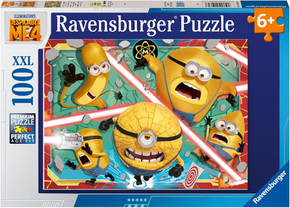 Kinderpuzzle 100 XXL Teile - Minions - Einfach unverbesserliche Zeiten in Sicht
