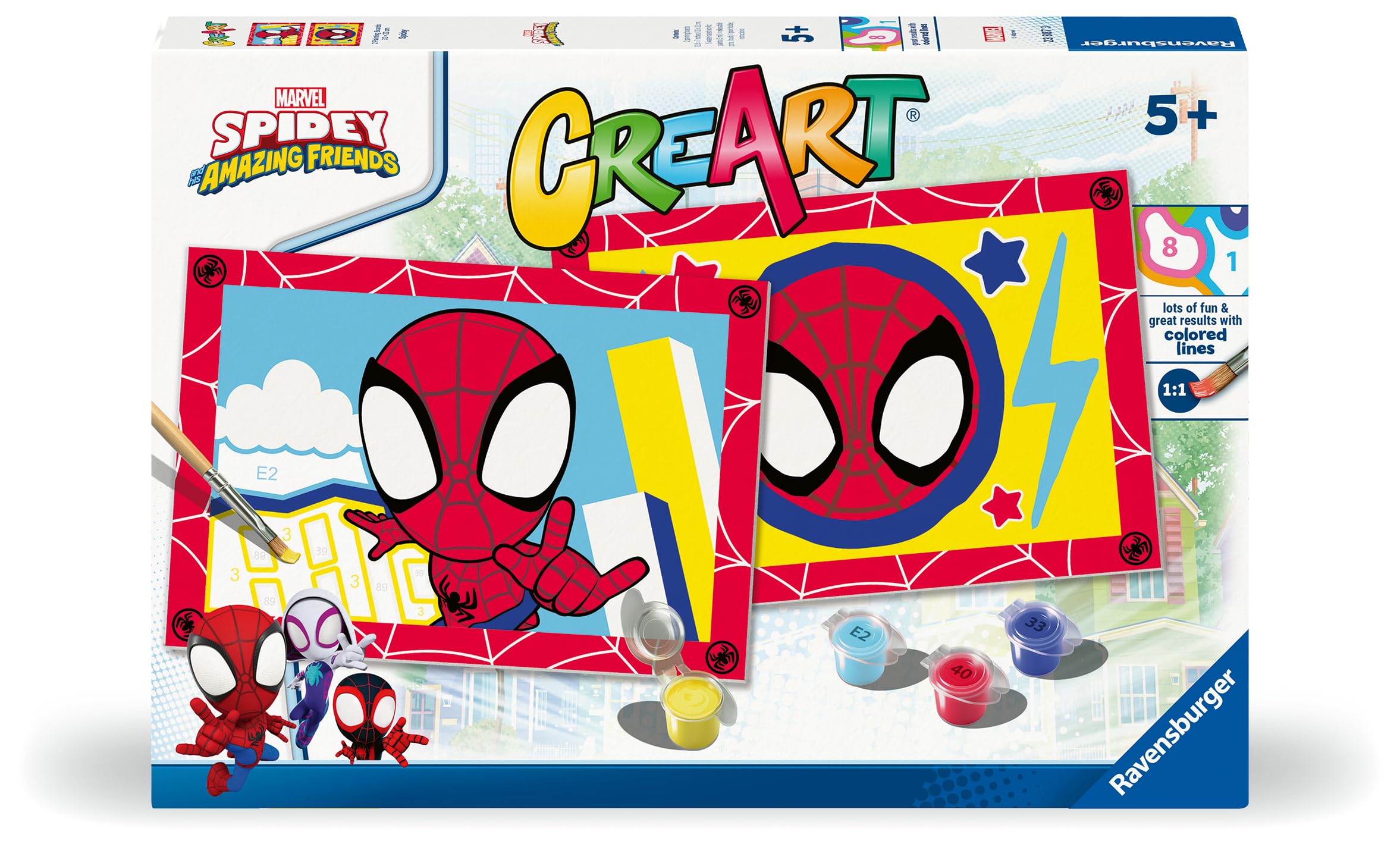 Ravensburger: Creart Jr - Spidey (23887)