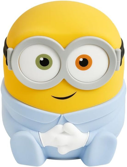 Paladone Minions Bob SquishyGlo Silikon-Nachtlicht, offiziell lizenziert, weiche Haptik, wiederaufladbare Lampe mit Auto-Off-Timer, für Schlafzimmer & Zuhause, Kinder & Erwachsene