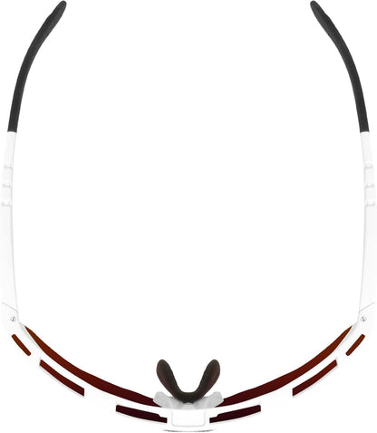 SCICON Sports Aeroshade Kunken Lunettes De Soleil De Performance Sportive (SCNPP Multimorror Rouge/Luminosité Blanche