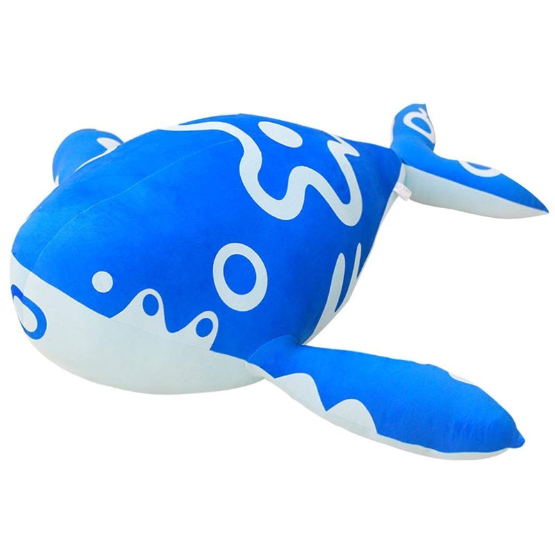 Plush Toy, Large Blue Whale Plush Toy, Giant Hugging Soft Cushion (Color : Blue) (Size : 120cm