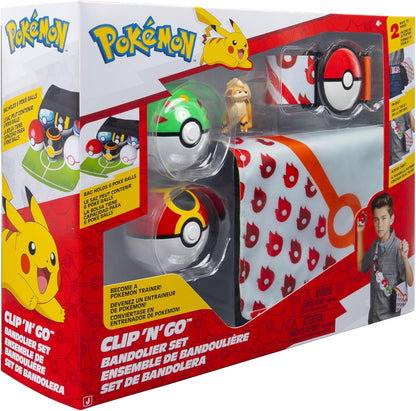 Pokémon - Clip N Go Bandolier Set Growlithe (Pkw4172)