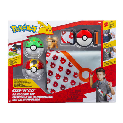 Pokémon - Clip N Go Bandolier Set Growlithe (Pkw4172)