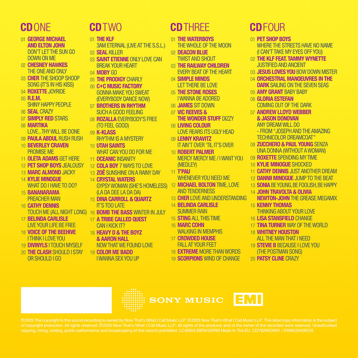 NOW Yearbook 1991 (Deluxe Booklet)