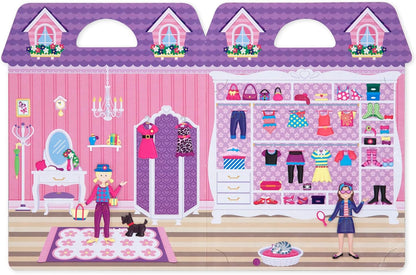Melissa & Doug gezwollen sticker speelset, aankleden