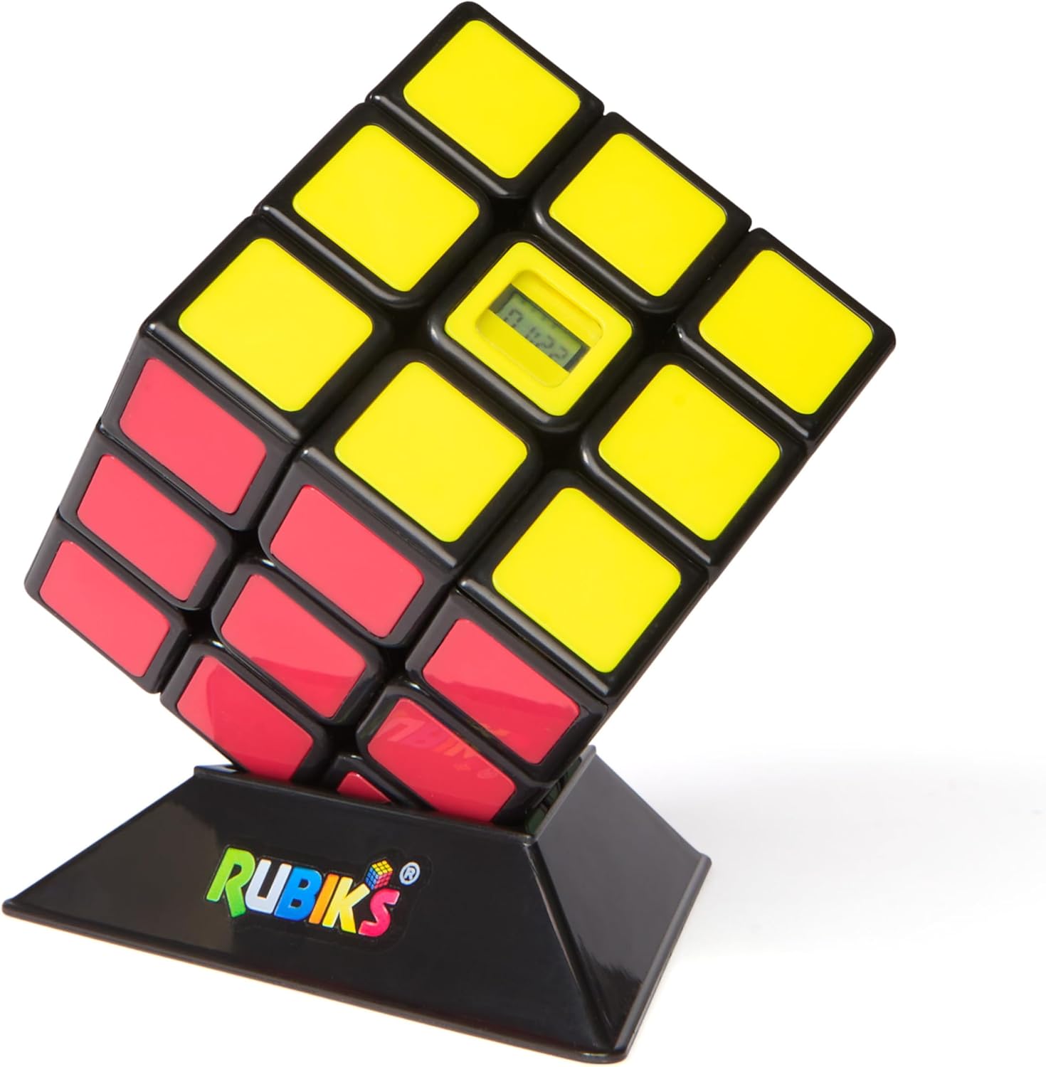 Rubik’s Cube, Timer Cube, Clear Display, Beat Your Best Time, Brain Teaser Puzzle for Adults and Practice for Speed Cubers, Problem-Solving Challenging Brain Teaser Fidget Toy for Kids, Ages 8 and Up