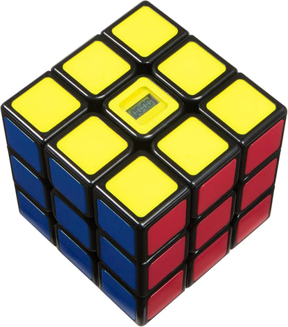 Rubik’s Cube, Timer Cube, Clear Display, Beat Your Best Time, Brain Teaser Puzzle for Adults and Practice for Speed Cubers, Problem-Solving Challenging Brain Teaser Fidget Toy for Kids, Ages 8 and Up
