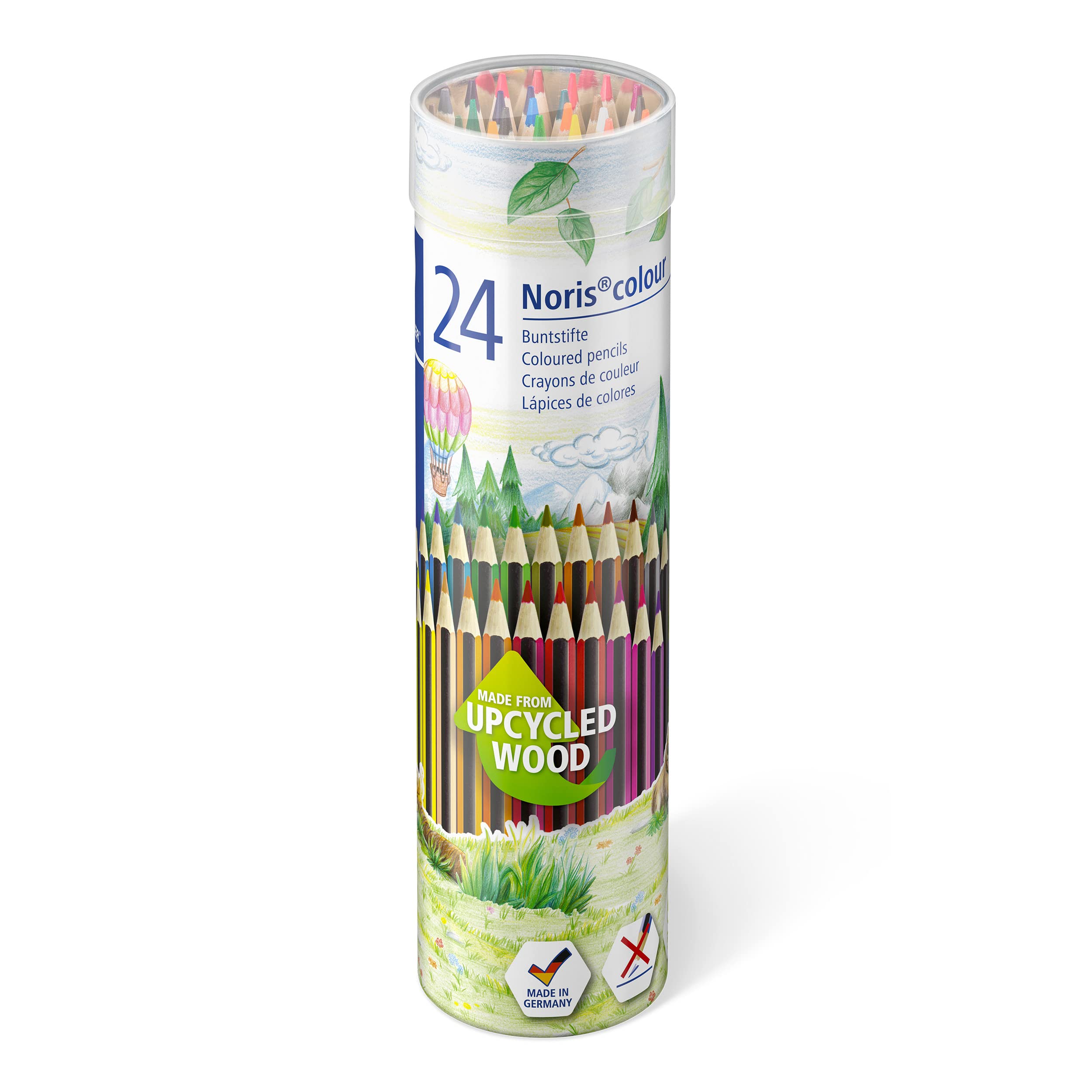 Staedtler - Noris Colour Coloured Pencils, 24 Pcs (185 Md24)