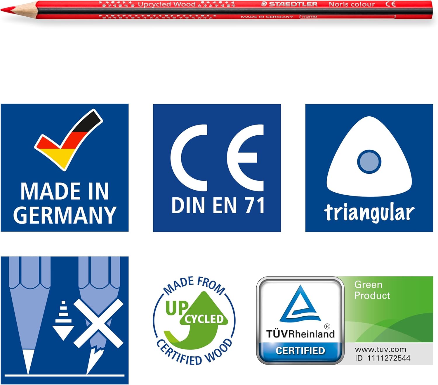 Staedtler - Noris Colour Coloured Pencils, 24 Pcs (185 Md24)