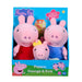 Peppa Pig Peppa, George and Evie 3-Pack, Preschool Plush Soft Toys