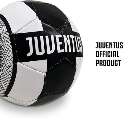 Mondo Toys Voetbal genaaid F.C. Juventus Pro - officieel product - maat 5-400 g - kleur wit zwart - 13400