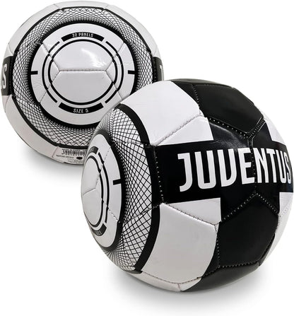 Mondo Toys Voetbal genaaid F.C. Juventus Pro - officieel product - maat 5-400 g - kleur wit zwart - 13400