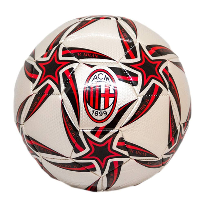 Mondo Toys 13448 Voetbal genaaid A.C. Mailand Pro, officieel product, maat 5-400 g, kleur: rood/zwart