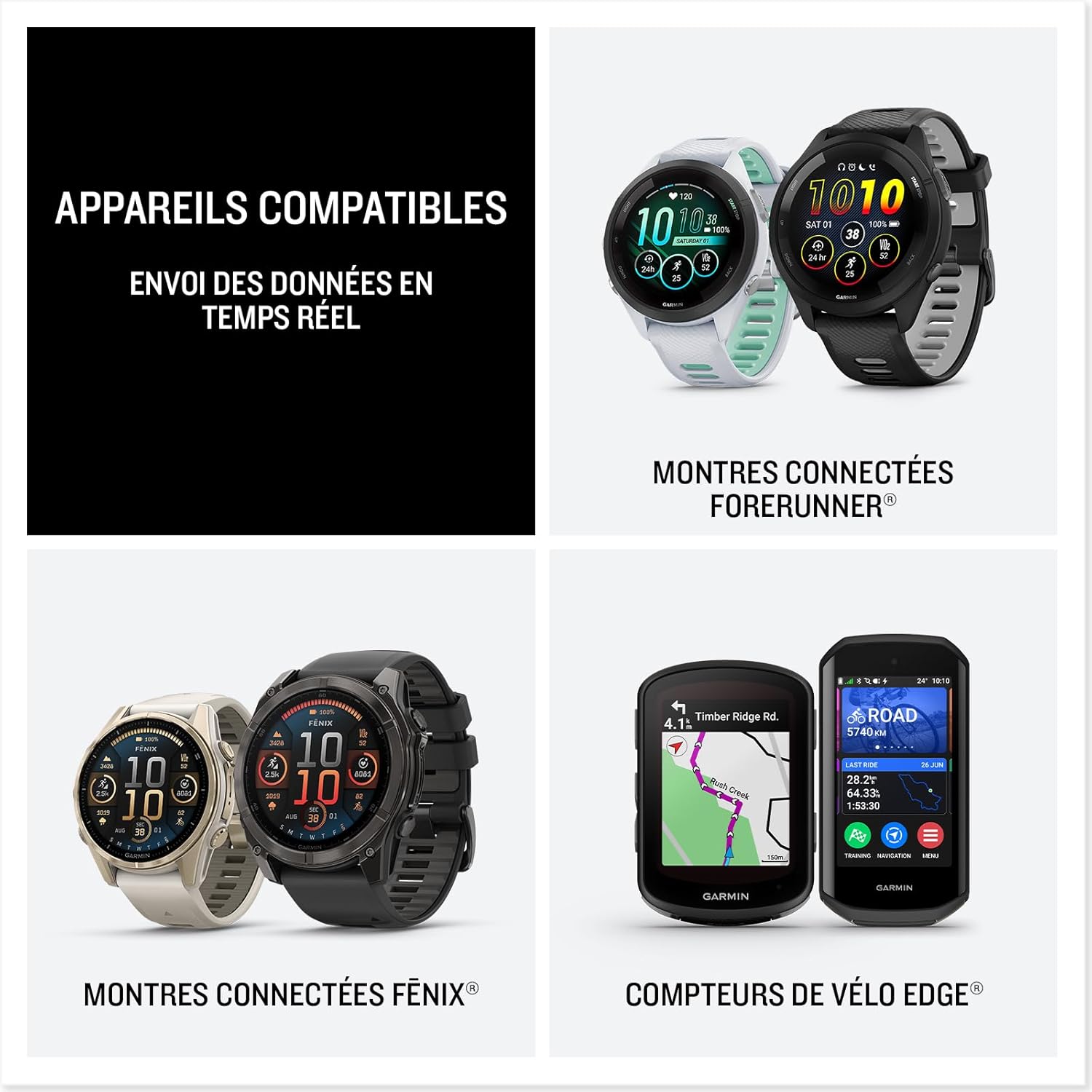 Garmin Instinct E 45mm – Multisport-Smartwatch, 0,9" Display, bis zu 16 Tage Akkulaufzeit, 70+ SportApps, Navigationsfunktion, Gesundheitsfunktionen, smart Notifications