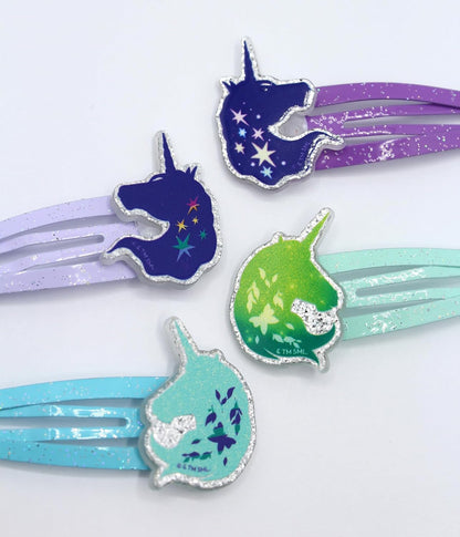 Unicorn Academy: Joy Toy - 4 Fermagli Per Capelli Unicorno