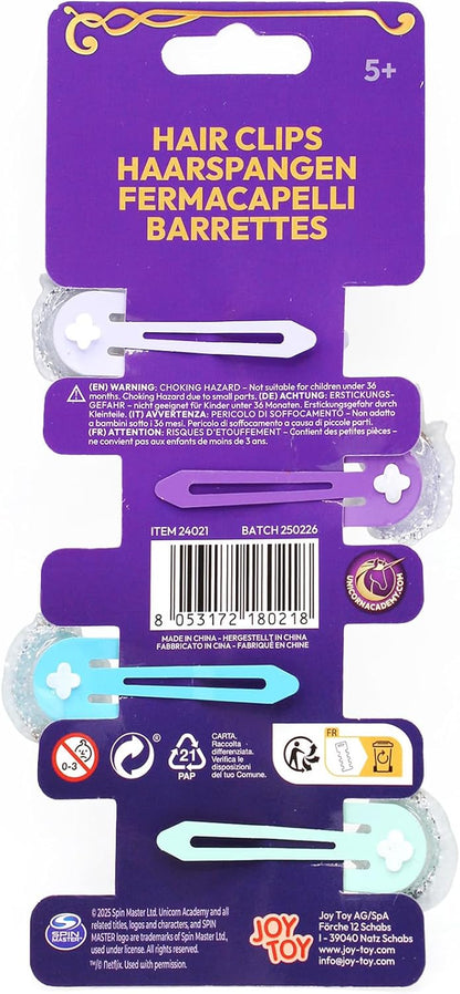 Unicorn Academy: Joy Toy - 4 Fermagli Per Capelli Unicorno