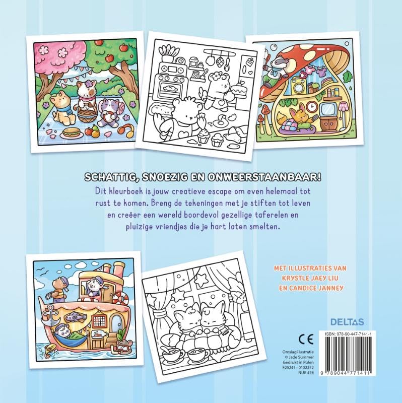 Deltas - Comfy & Cute - Cozy Kleurboek