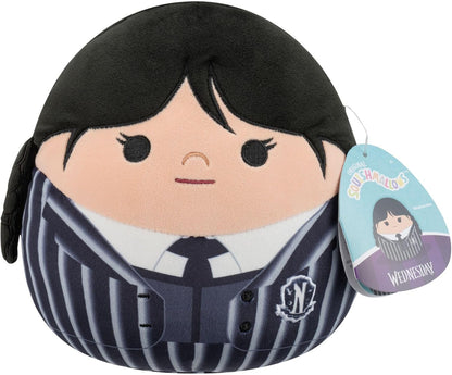 Squishmallows Original 8-Inch Wednesday in Uniform | Collectable Cute Plush Toy, Cuddly Toys for Children, Soft Toys, Cute Teddies Suitable for Girls and Boys Ages 3