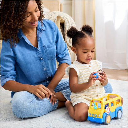 Ms. Rachel Official My First Learning Electronic School Bus with 2 Figures, Music & Sounds, Educational Toys & Toddler Toys for Girls & Boys Ages 1-3+