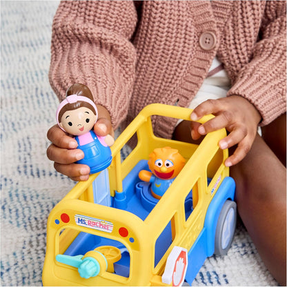 Ms. Rachel Official My First Learning Electronic School Bus with 2 Figures, Music & Sounds, Educational Toys & Toddler Toys for Girls & Boys Ages 1-3+