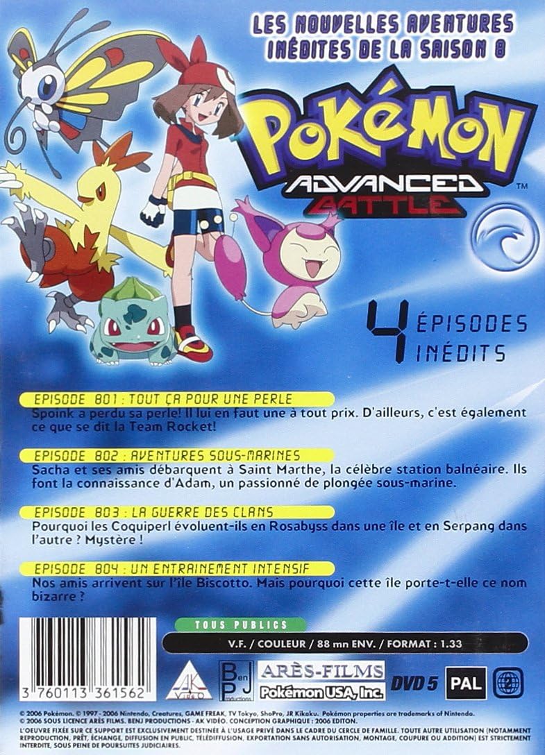 Pokémon, Saison 8, Vol. 1 - [Dutch Import]