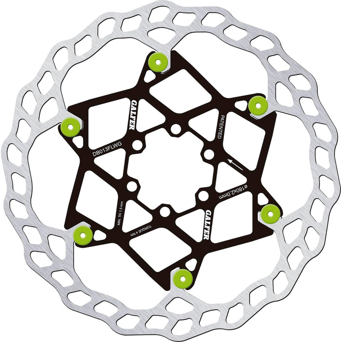 Galfer Floating Wave 6-Bolt 2mm Rotor - 180mm & 203mm Sizes