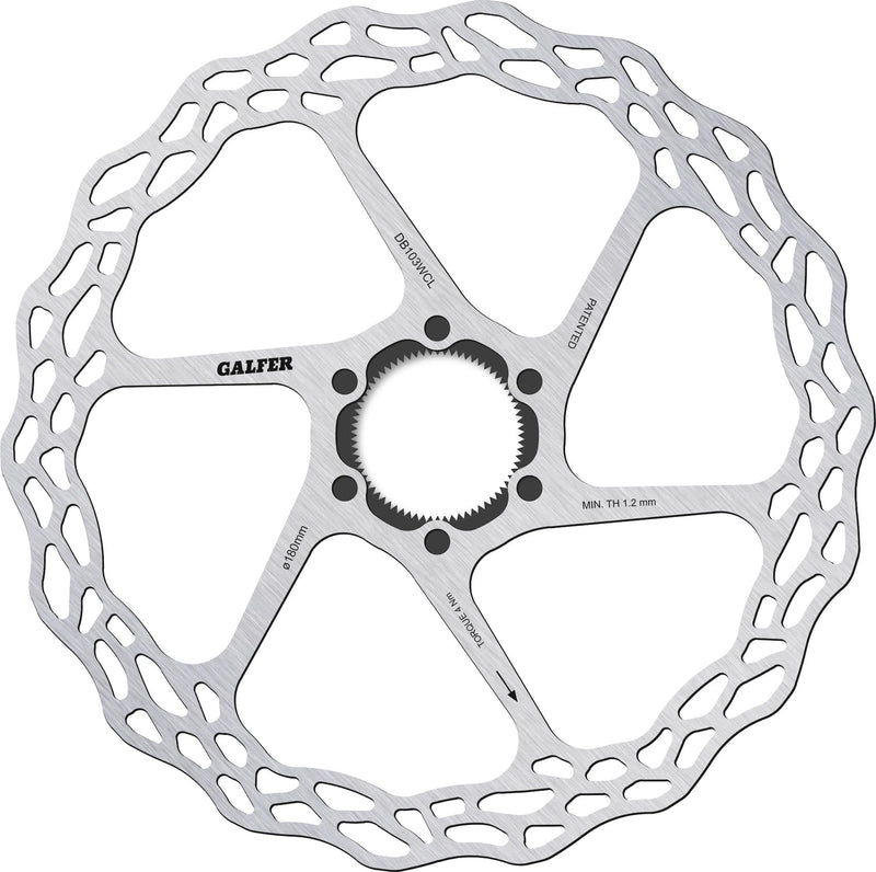Bike Road Disc Wave Centre Lock Diameter 180 x 1.8 mm