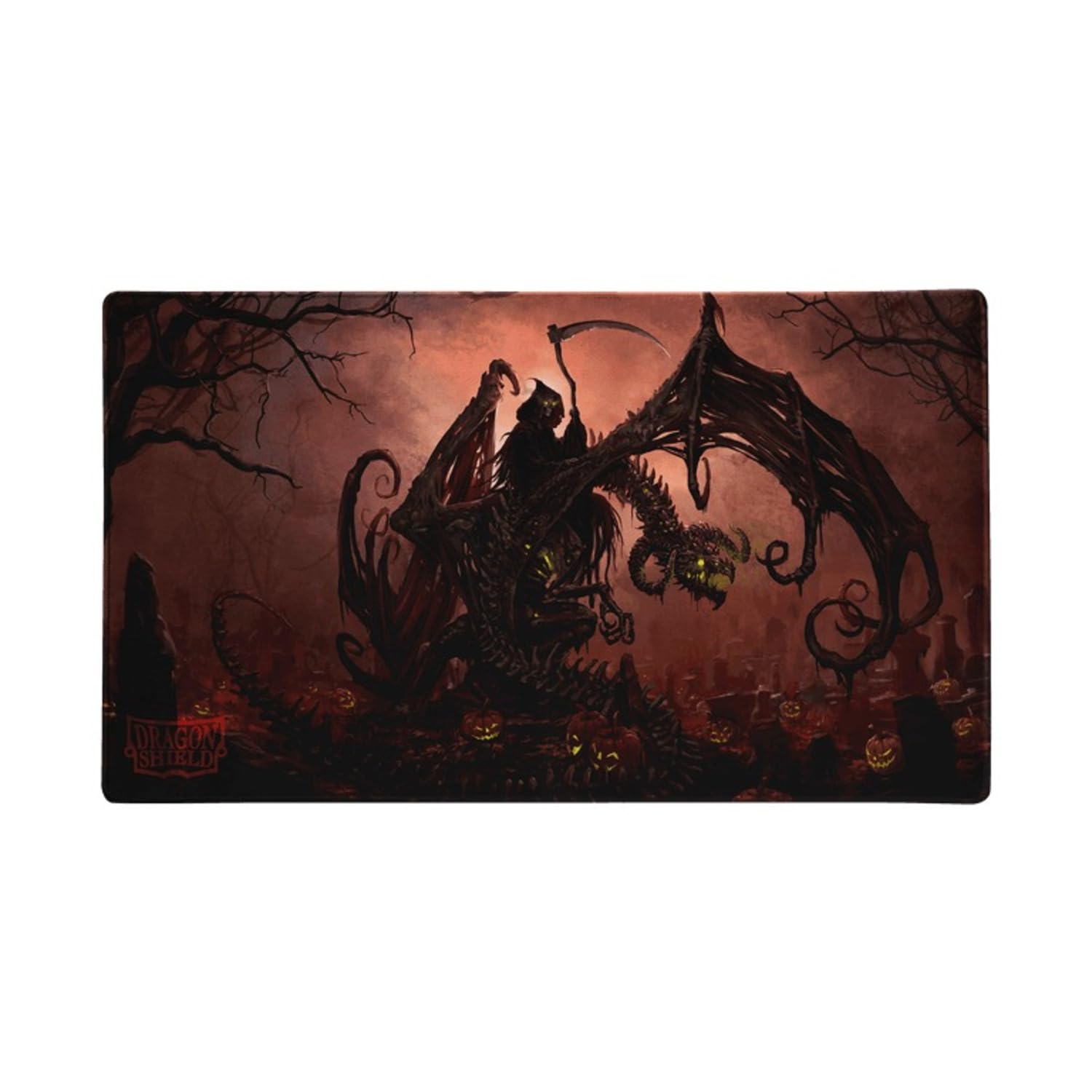 Dragon Shield Playmat – Standard Size TCG Playmat with Stitched Edges & Non-Slip Rubber Backing – Included Tube That Doubles as a Life Counter |