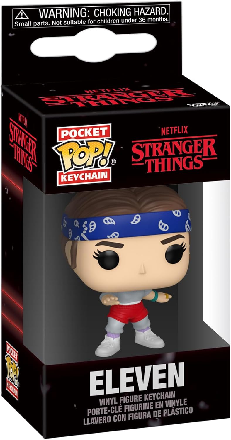 Funko POP! Keychain: Stranger Things Season 5 - Eleven - Neuartiger Schlüsselanhänger - Vinyl-Minifigur Zum Sammeln - Strumpffüller - Geschenkidee - Offizielle Handelswaren