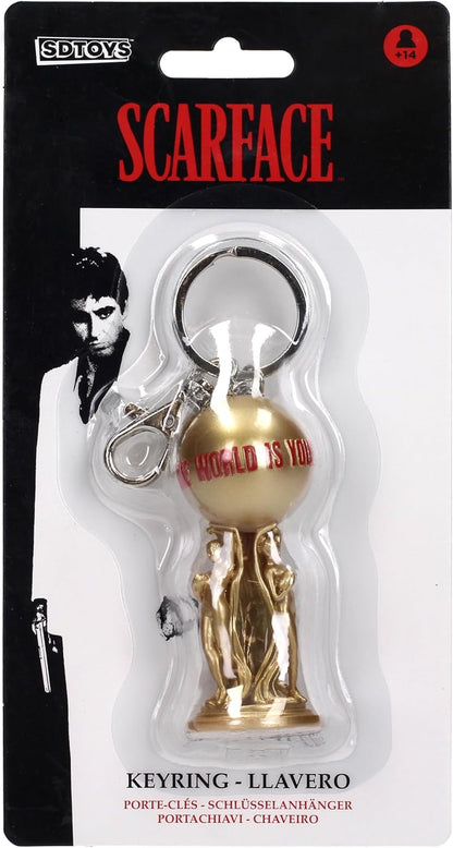 SD TOYS - The world is yours Scarface 3D keychain