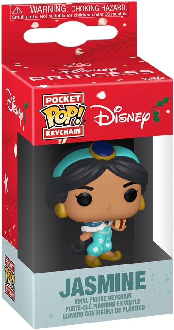 Funko Pocket Pop! Disney: Princess Holiday - Jasmine Vinyl Figure Keychain
