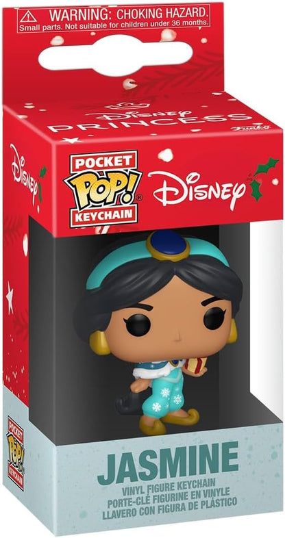 Funko Pocket Pop! Disney: Princess Holiday - Jasmine Vinyl Figure Keychain