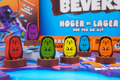 Megableu - 13 BEVERS - Avontuurlijk Bordspel - Familiespel en Partyspel - Strategisch en Snel Kaartspel - Spannend en Leuk voor het Hele Gezin - Vanaf 7 Jaar - 2 tot 6 Spelers - NL-versie