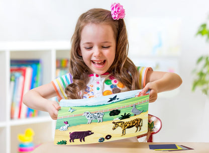 Megableu - FOIL FUN Dieren - Creatieve En Leuke Activiteit - Hobby Voor Kinderen Vanaf 4 Jaar - Perfect Voor Vrije Tijd - Stimuleert Creativiteit - Origineel Cadeautip - NL Versie