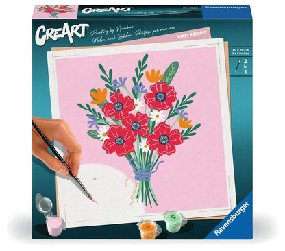 CreArt Adults Trend - Mohnblumenstrauß