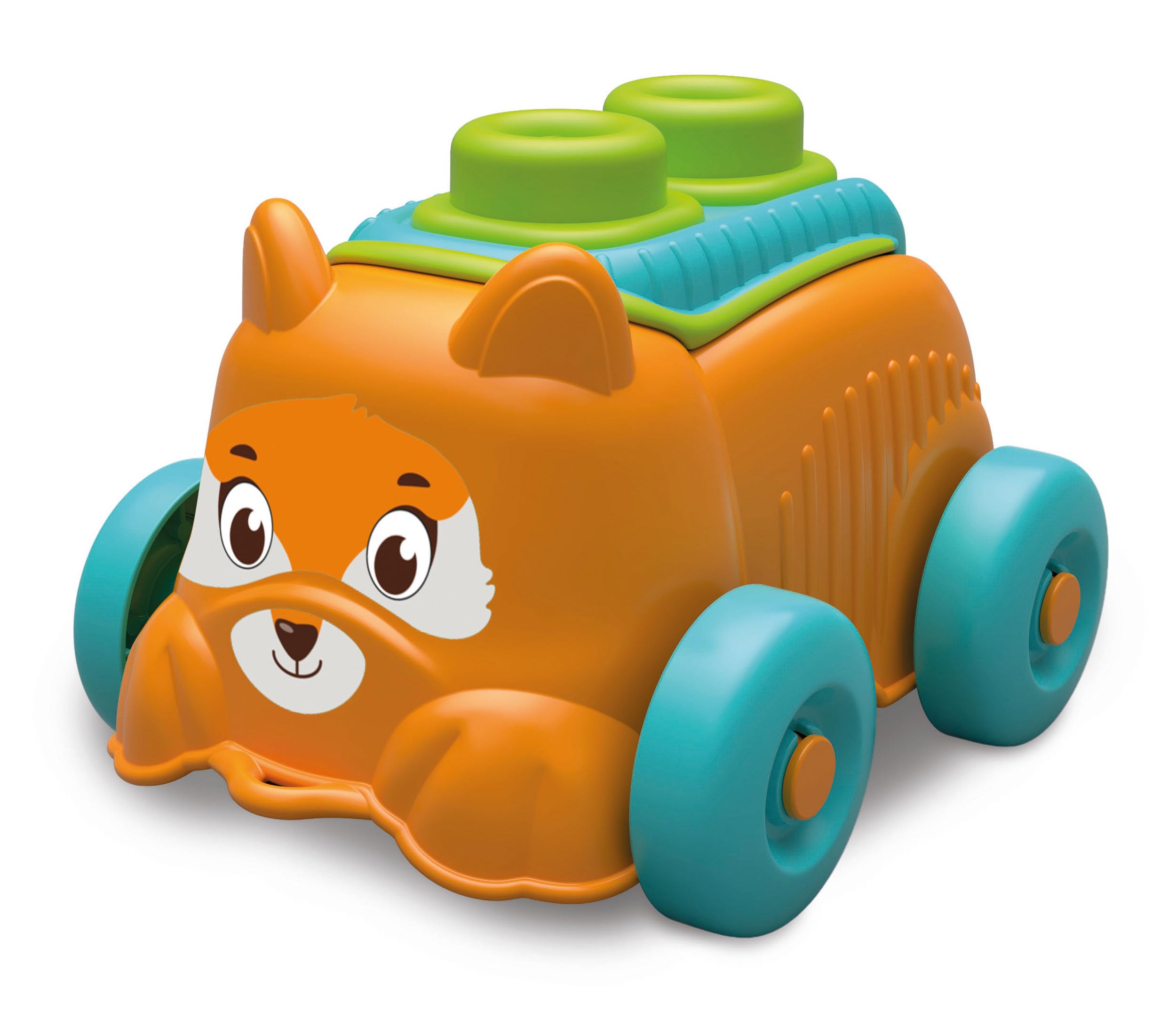 Clementoni - Clementoni Baby - Clemmy Sensory Puppy Oranje met Soft Blokken 5dlg.