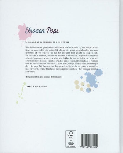 Frozen pops Ijsjes Boek