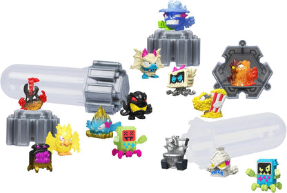 MrBeast Lab Swarms Hyper Fusion-serie, verzamel meer dan 100 unieke Hyper Fusion Swarms, Mega Lab-pakket bevat 14 microbeesten, 14 verzamelstickers en 4 fusiecappen om je eigen te bouwen