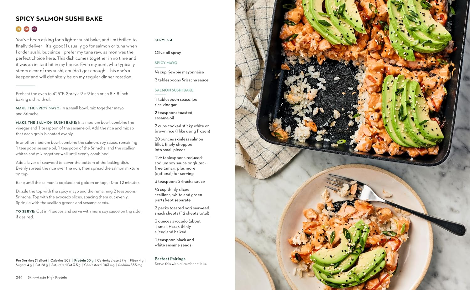 Skinnytaste High Protein: 100 Healthy, Simple Recipes to Fuel Your Day: A Cookbook