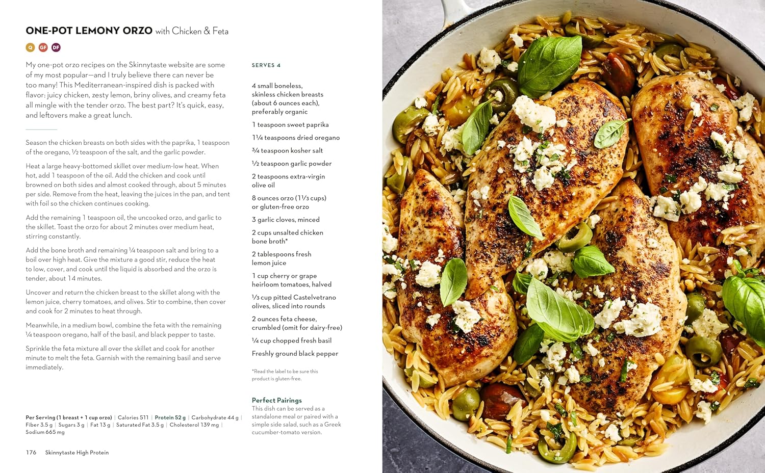 Skinnytaste High Protein: 100 Healthy, Simple Recipes to Fuel Your Day: A Cookbook