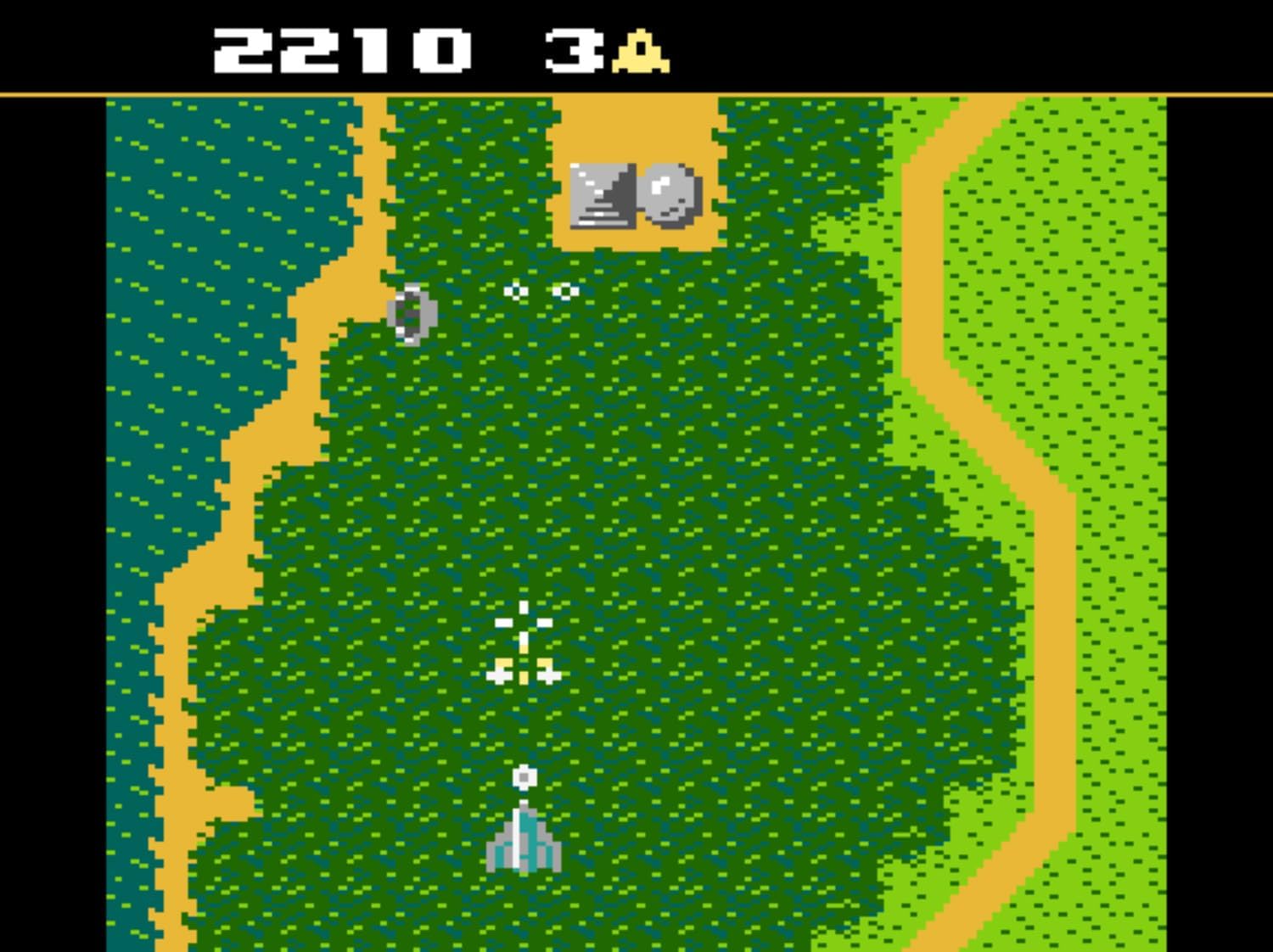 XEVIOUS (compatible with Atari 2600+, Atari 7800+ and Atari 7800 video game systems