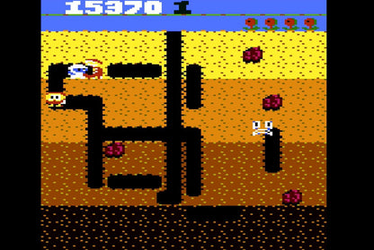 DIG DUG (compatible with Atari 2600+, Atari 7800+ and Atari 7800 video game systems