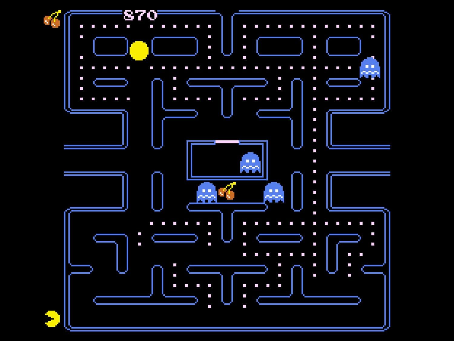 PAC-MAN Double Feature (compatible with Atari 2600+, Atari 7800+ and Atari 7800 video game systems
