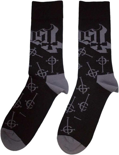 Ghost: Rock Off - Symbol Pattern (Calzini Unisex Uk Size 7 - 11)