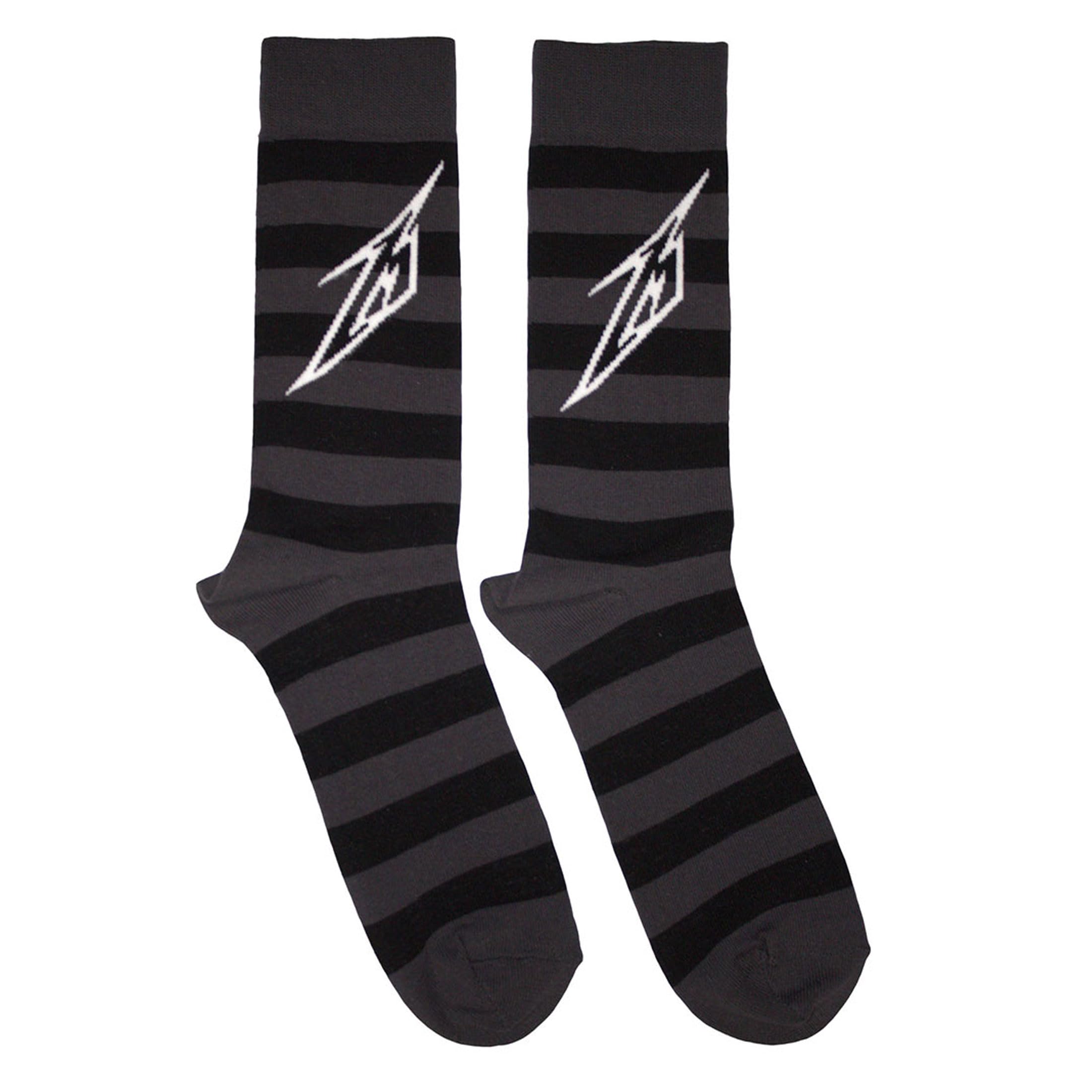 Metallica - Metallica Unisex Ankle Socks: Lightning M (Charcoal Grey) (Uk Size 6 - 11)