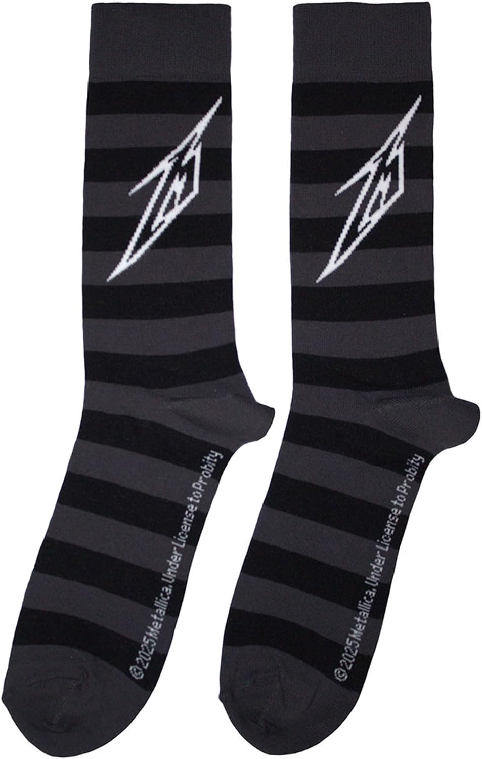 Metallica - Metallica Unisex Ankle Socks: Lightning M (Charcoal Grey) (Uk Size 6 - 11)