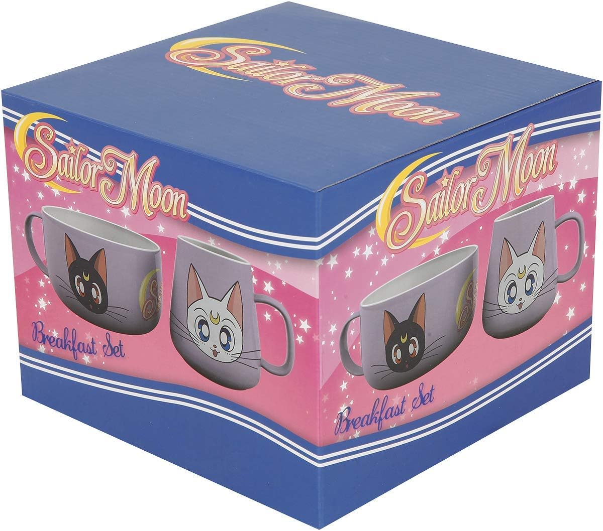 Gift Set 2 In 1 Breakfast Sailor Moon Luna & Artemis