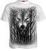 Spiral - Forest Wolf - T-Shirt White - XXL