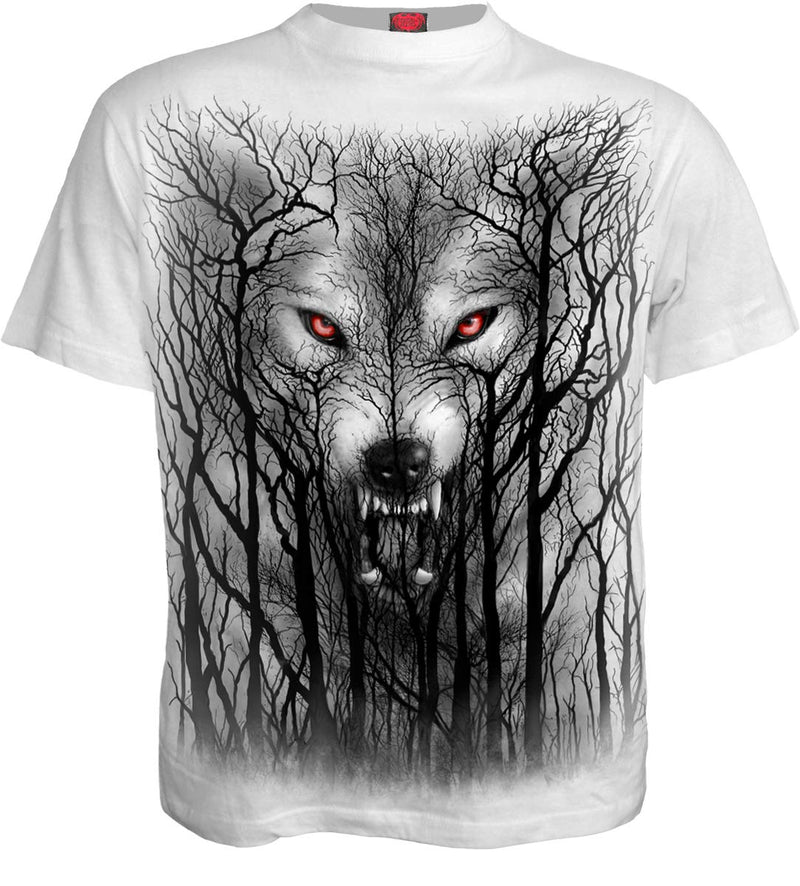 Spiral - Forest Wolf - T-Shirt White - XXL